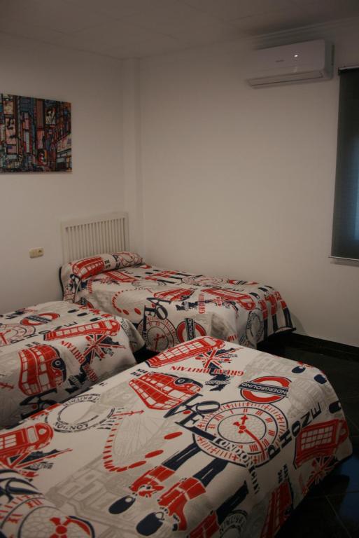 Cama o camas de una habitación en Mirador Tierra de Frontera