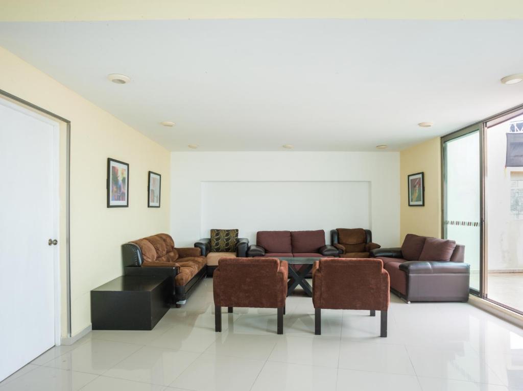 Posezení v ubytování Veracruz Suites Hotel