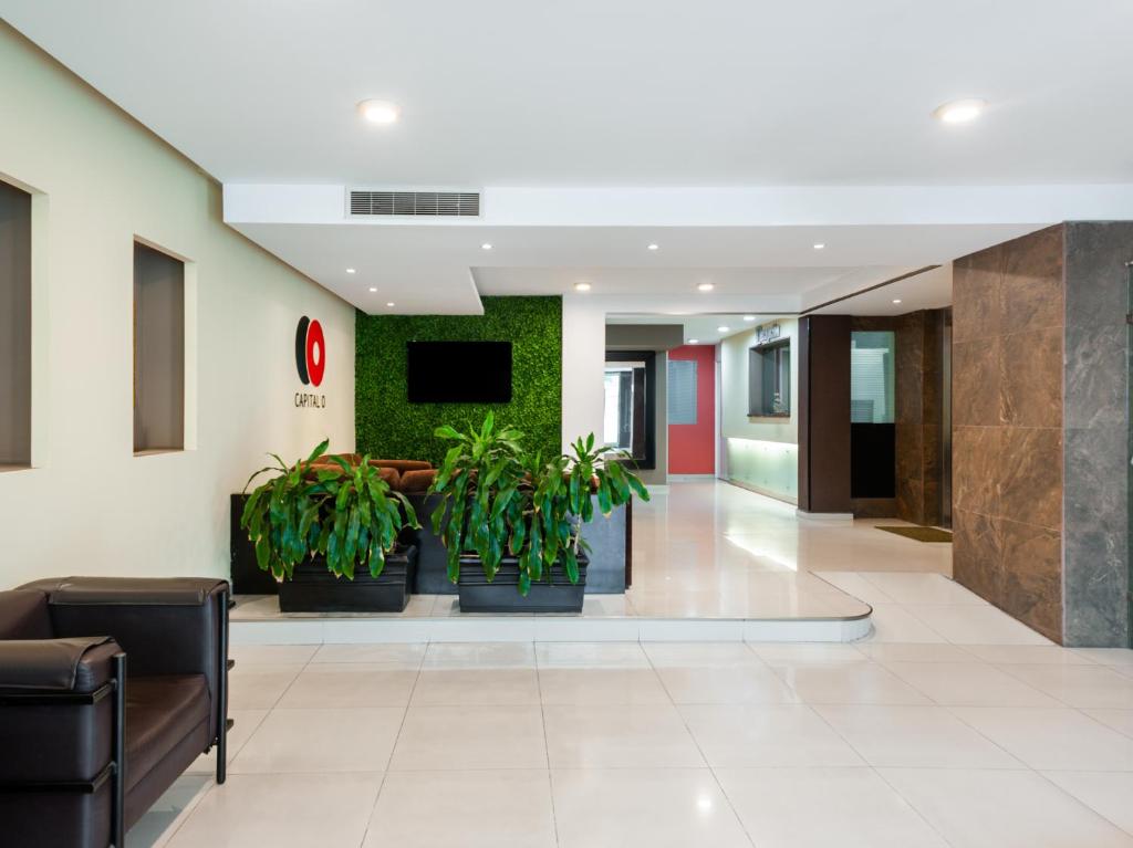 Posezení v ubytování Veracruz Suites Hotel
