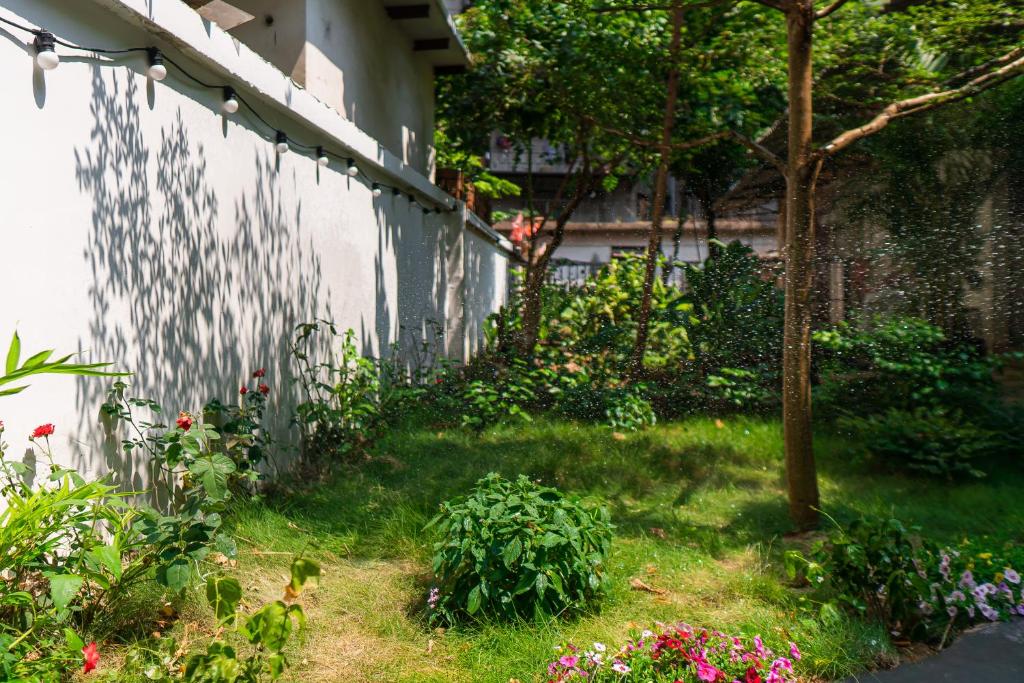 Zahrada ubytování Su Jiu Apartment