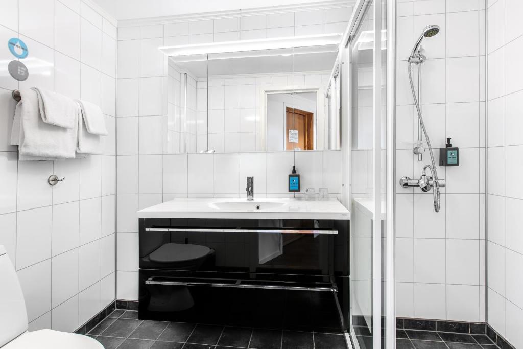 Et bad på Comfort Hotel Fosna