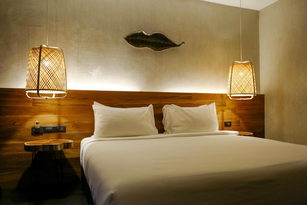 Кровать или кровати в номере Nature Beach Resort