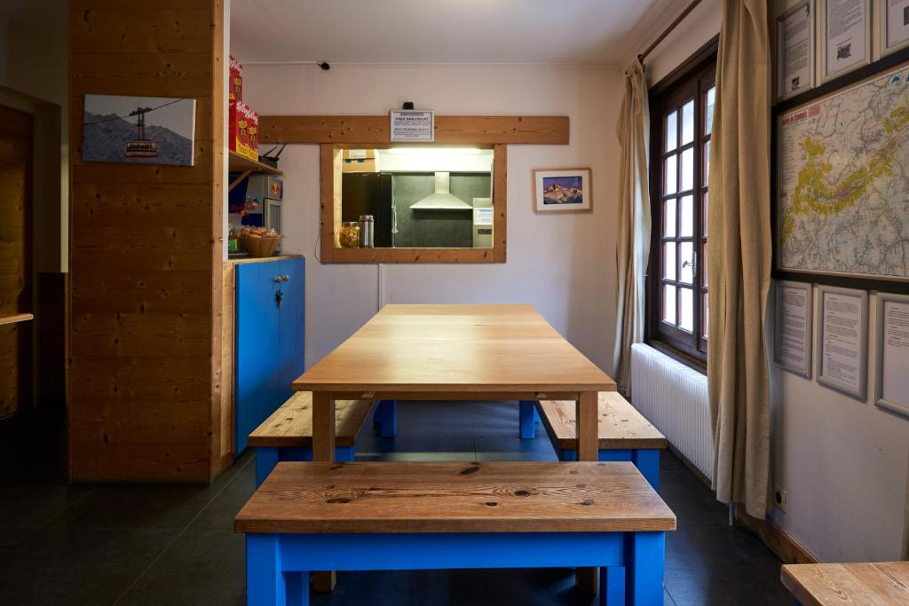 Kuchyň nebo kuchyňský kout v ubytování Chamonix Lodge