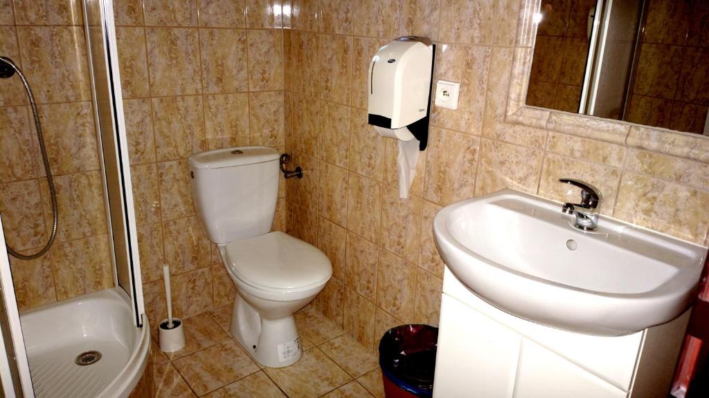 Koupelna v ubytování Penzion Lada