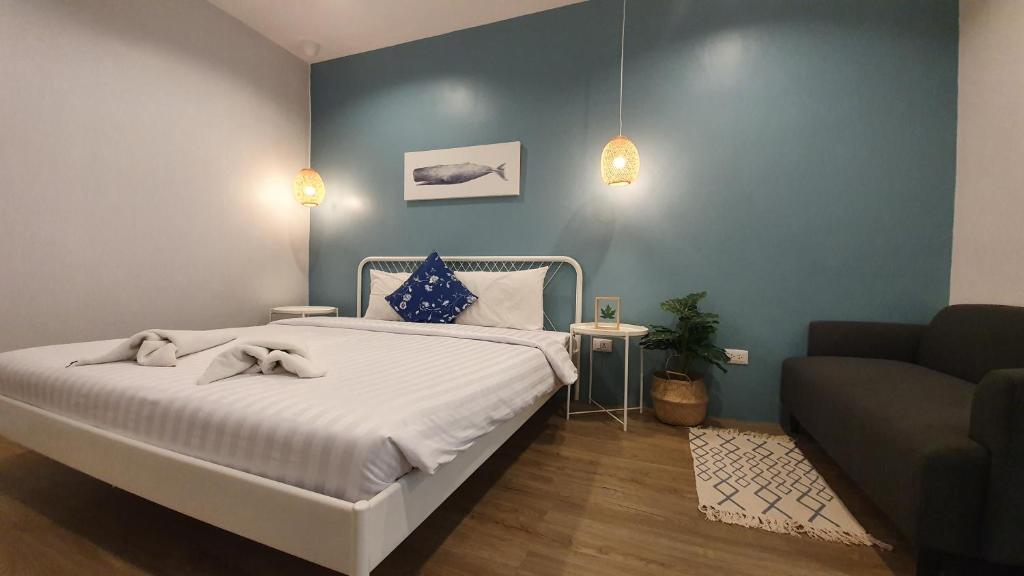 Postel nebo postele na pokoji v ubytování Wynn House