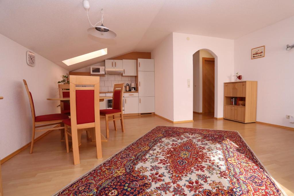 Kuchyň nebo kuchyňský kout v ubytování Ferienwohnung Krug
