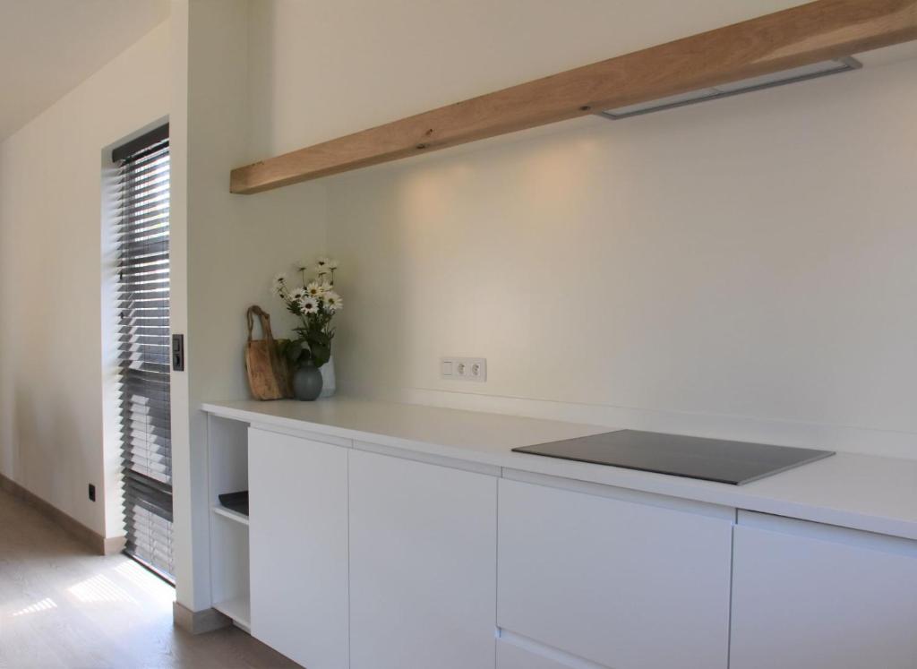 Kuchyň nebo kuchyňský kout v ubytování Vakantiewoning Lescaut