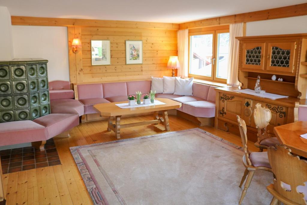 Posezení v ubytování Appartment Moosbrugger