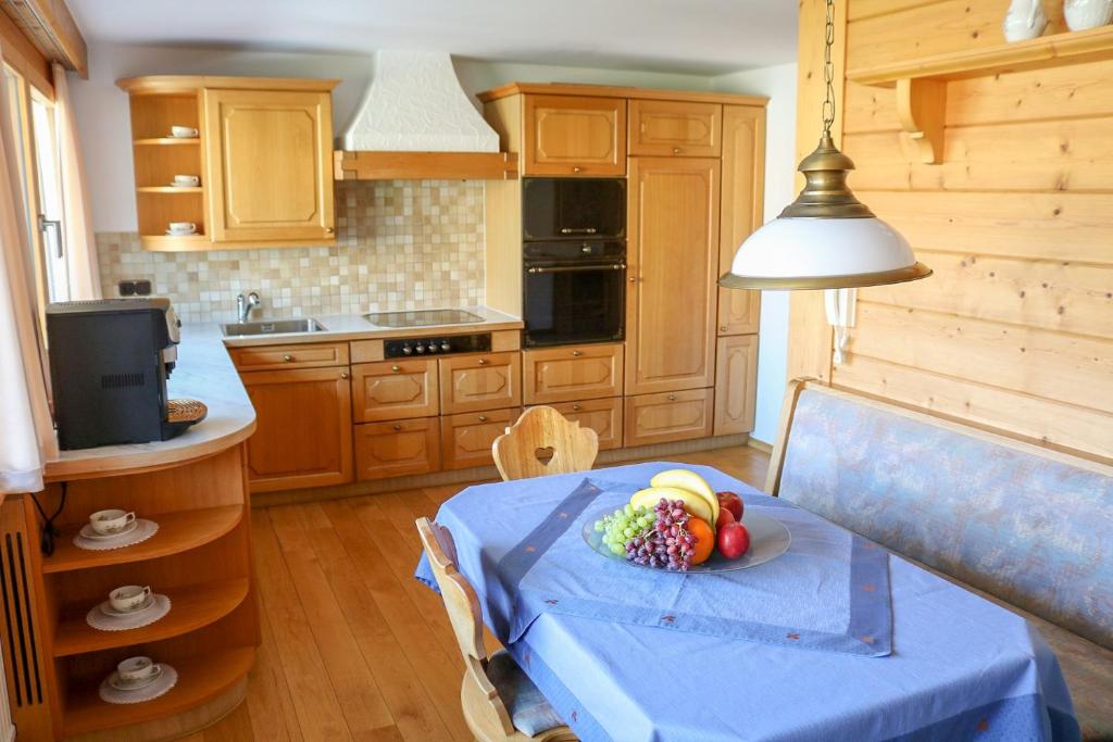 Kuchyň nebo kuchyňský kout v ubytování Appartment Moosbrugger