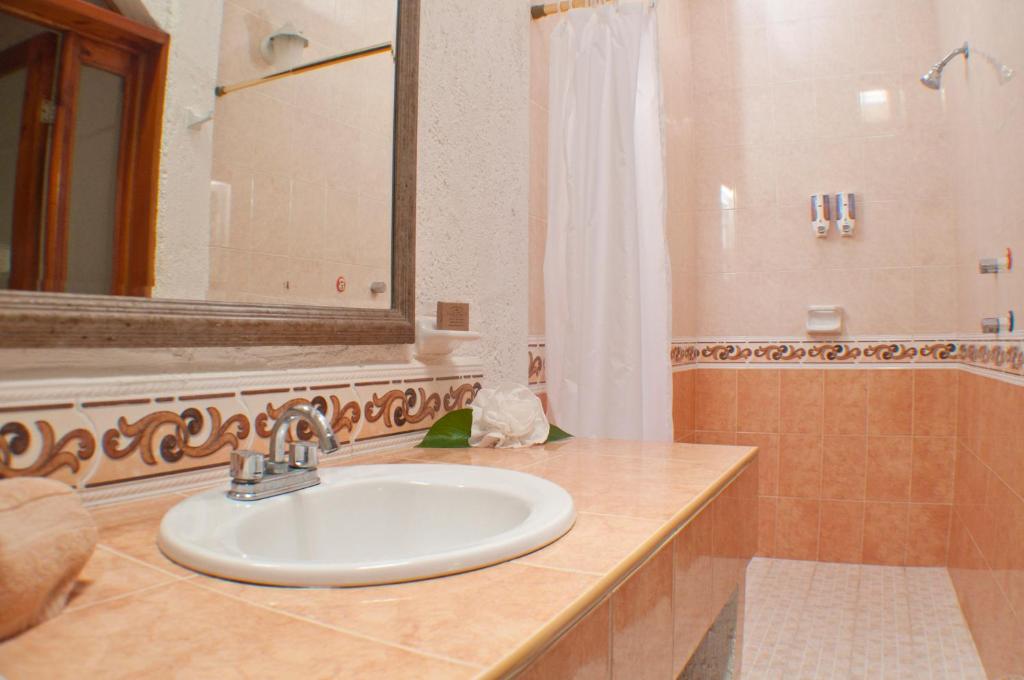 Um banheiro em Eco-hotel El Rey del Caribe