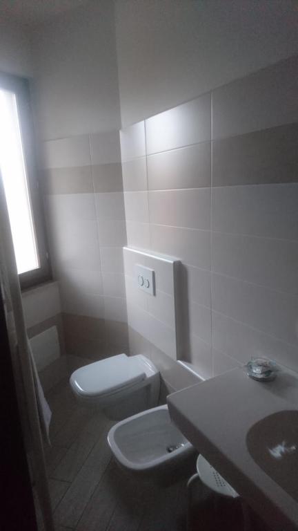 Koupelna v ubytování Hotel Lory