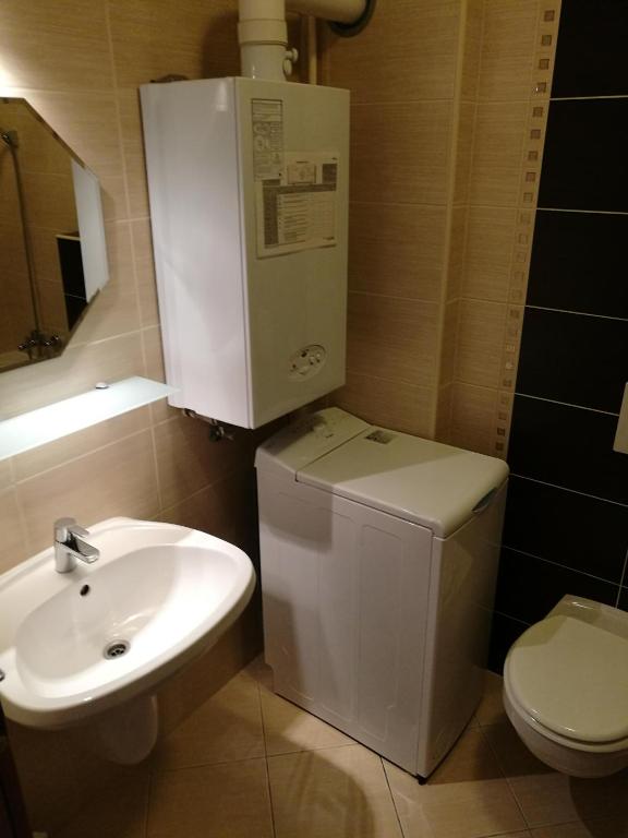 Kúpeľňa v ubytovaní Promenade Apartman