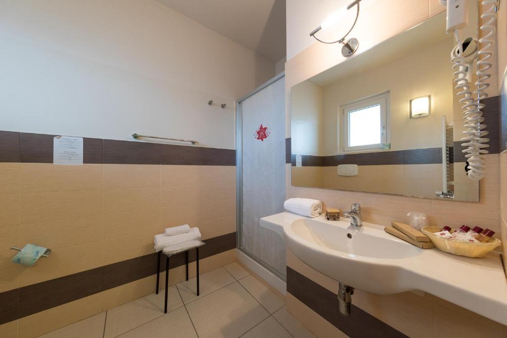 Koupelna v ubytování Hotel La Ninfea