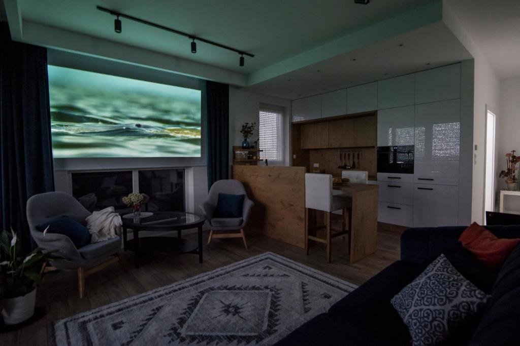 Kuchyňa alebo kuchynka v ubytovaní Panorama Suite - Top Apartment - Gliwice