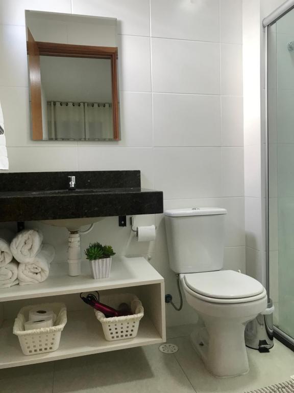 Koupelna v ubytování Apartamento Completo Jatiúca
