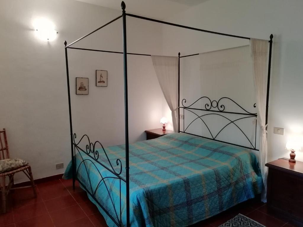 Postel nebo postele na pokoji v ubytování Podere Poggio Corbo