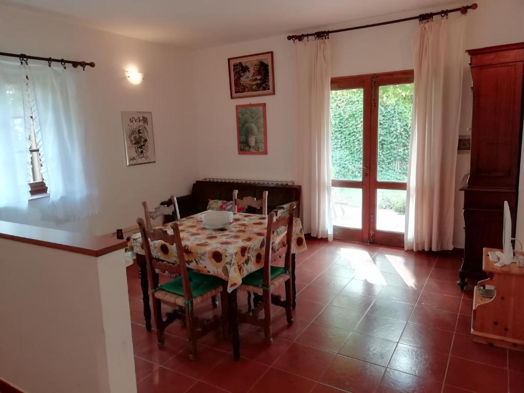 Posezení v ubytování Podere Poggio Corbo