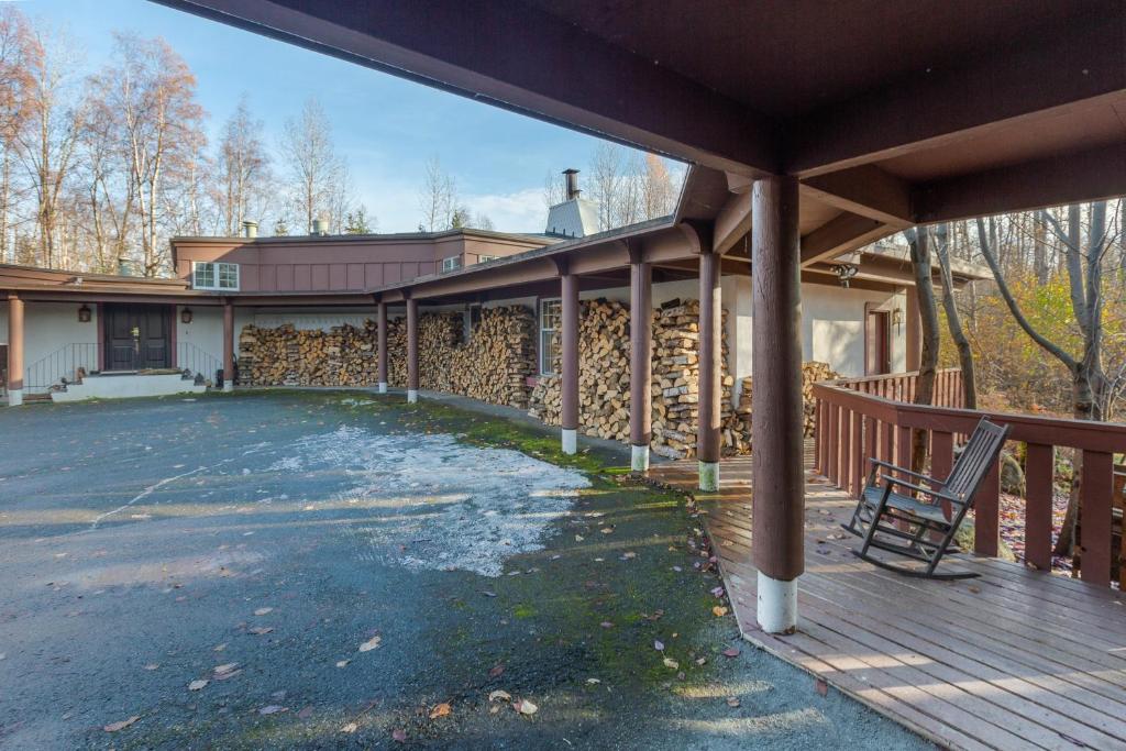 Balkón nebo terasa v ubytování Anchorage Escape