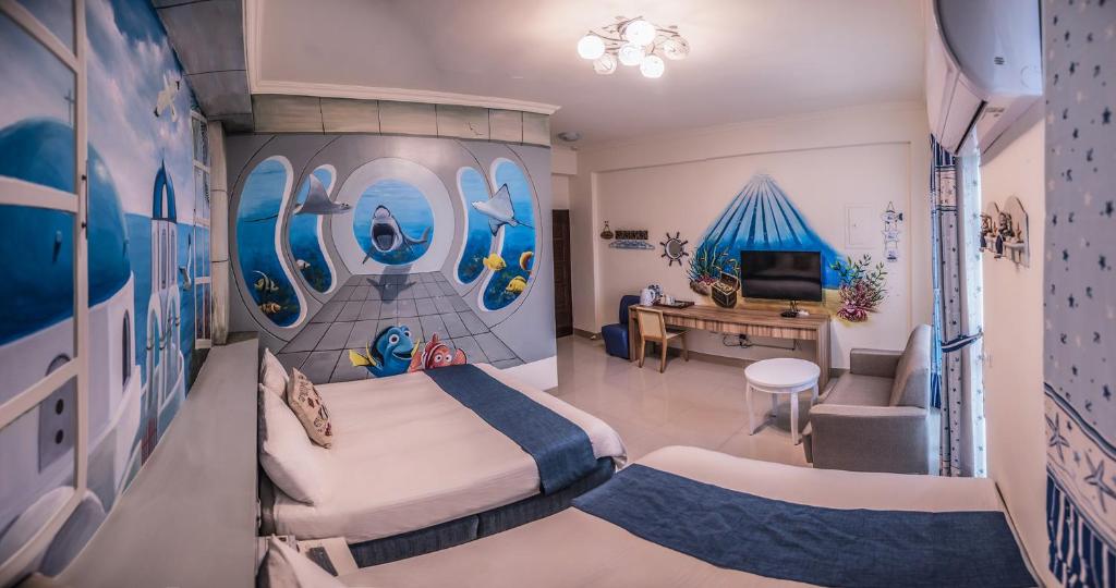 Rabbit Forest B&B - Quadruple Room With Private Bathroom