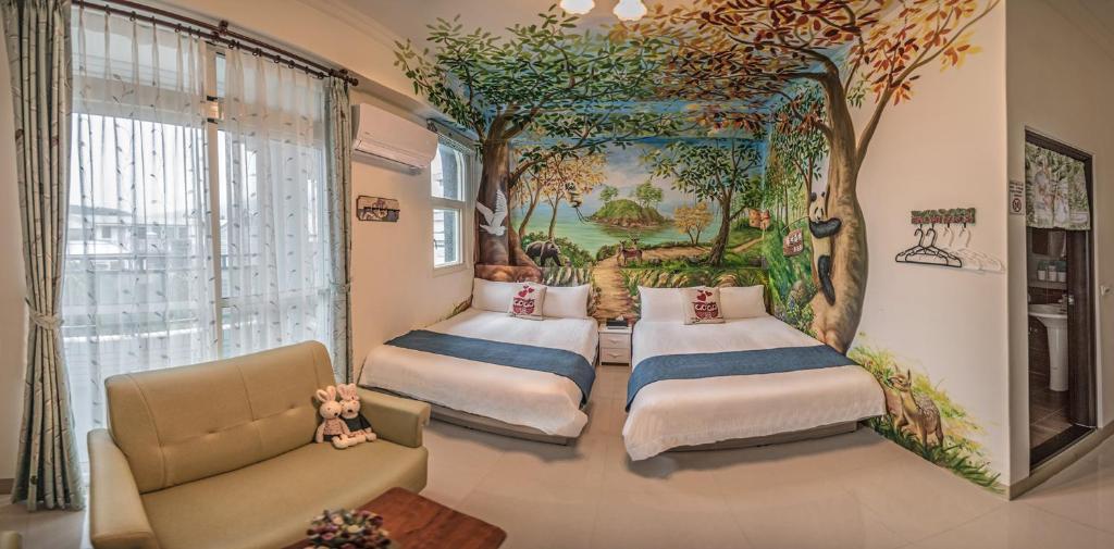 Rabbit Forest B&B - Quadruple Room With Shower