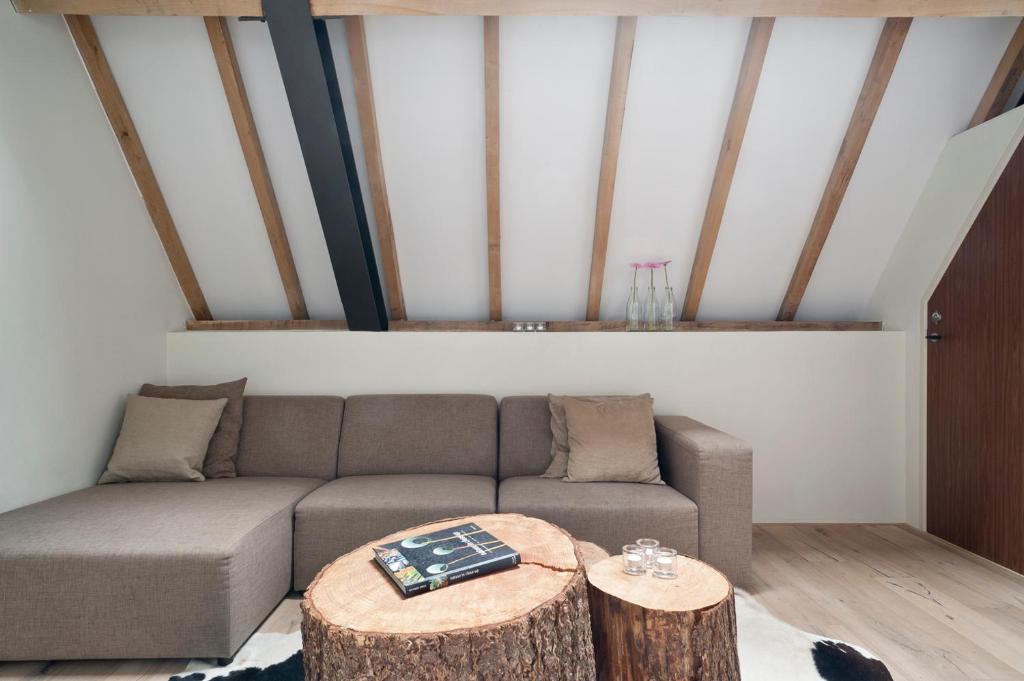 Posezení v ubytování Cour 8 Lofts