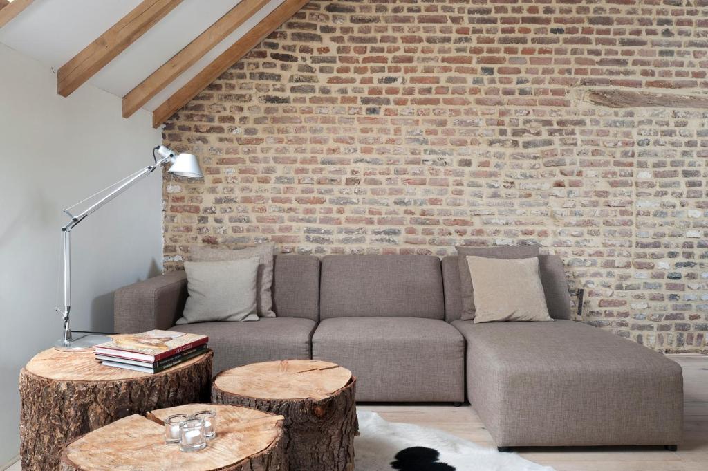 Posezení v ubytování Cour 8 Lofts