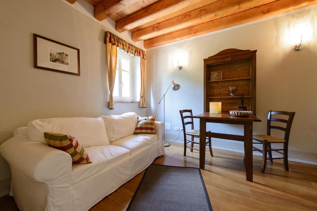 Posezení v ubytování B&B Corte Jago