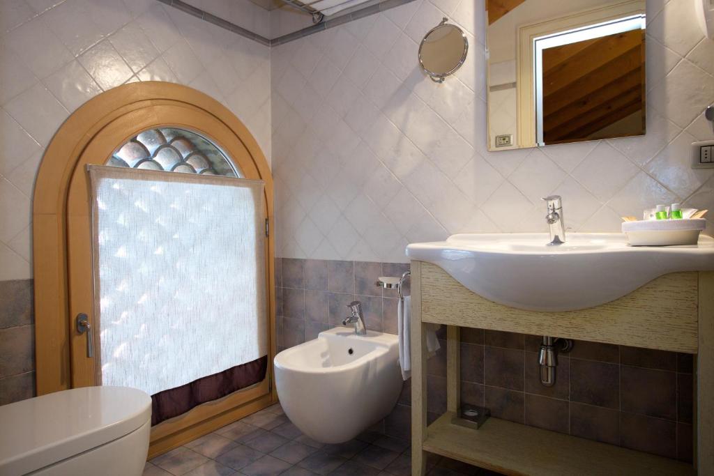 Koupelna v ubytování Hotel Asolo