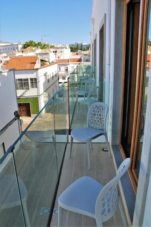 Balkón nebo terasa v ubytování Authentic Tavira Hotel