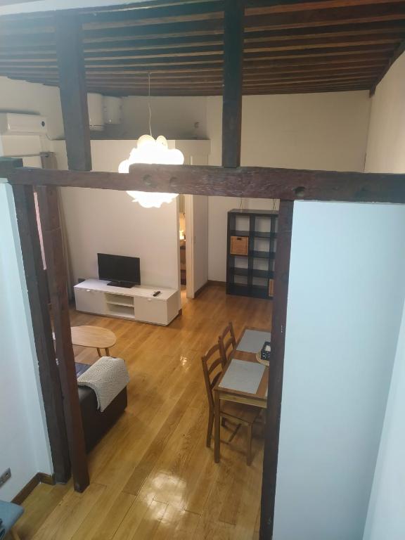 TV a/nebo společenská místnost v ubytování Balcón de la plata