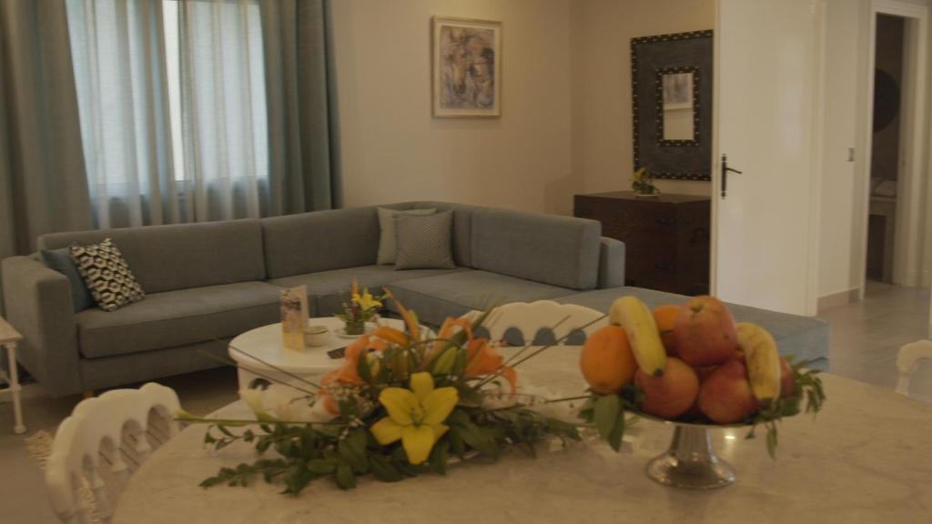 Posezení v ubytování Suites Hôtel Les Charmilles & Spa