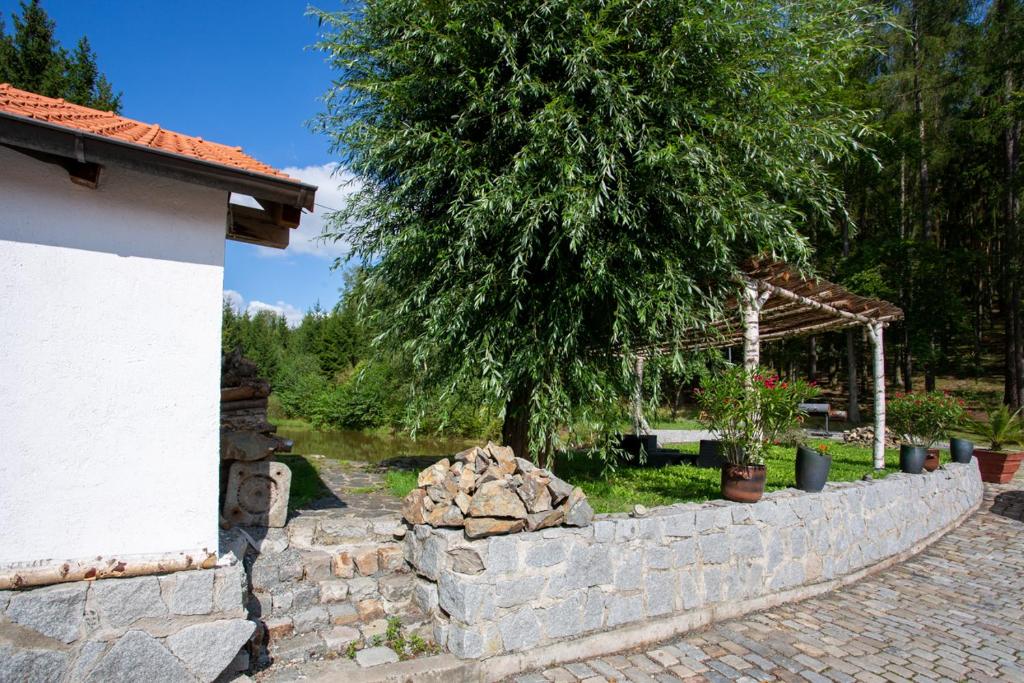 Aed väljaspool majutusasutust Hájovna Hněvnice