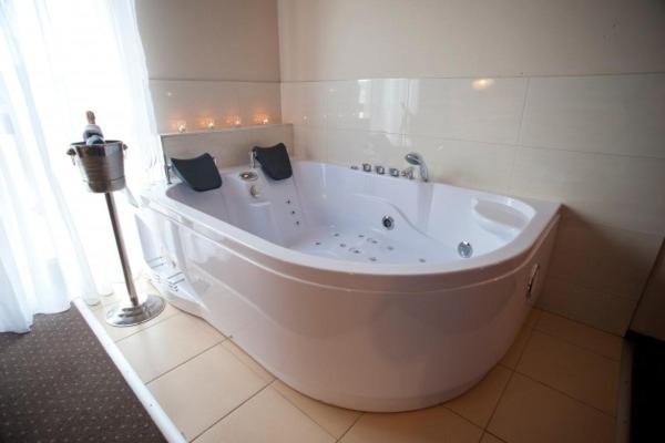 Koupelna v ubytování Hotel Sulbin