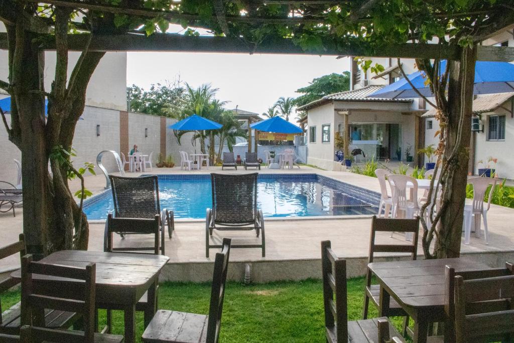 Bazén v ubytování Hotel Amendoeiras nebo v jeho okolí