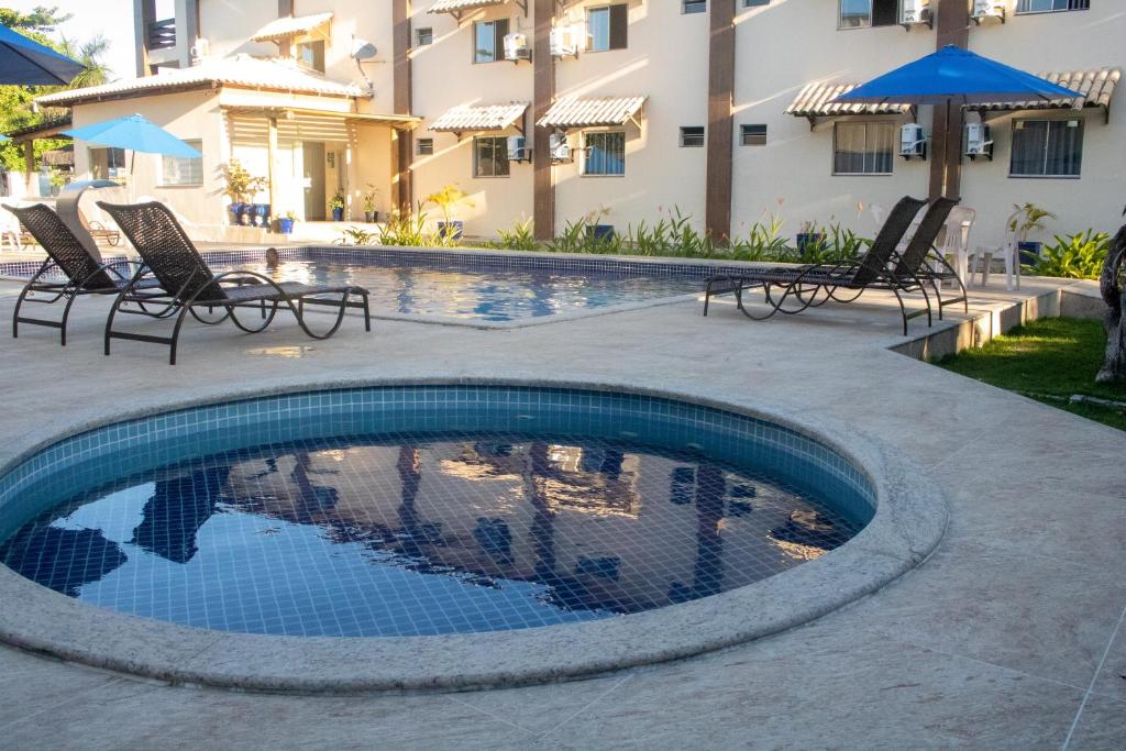Bazén v ubytování Hotel Amendoeiras nebo v jeho okolí