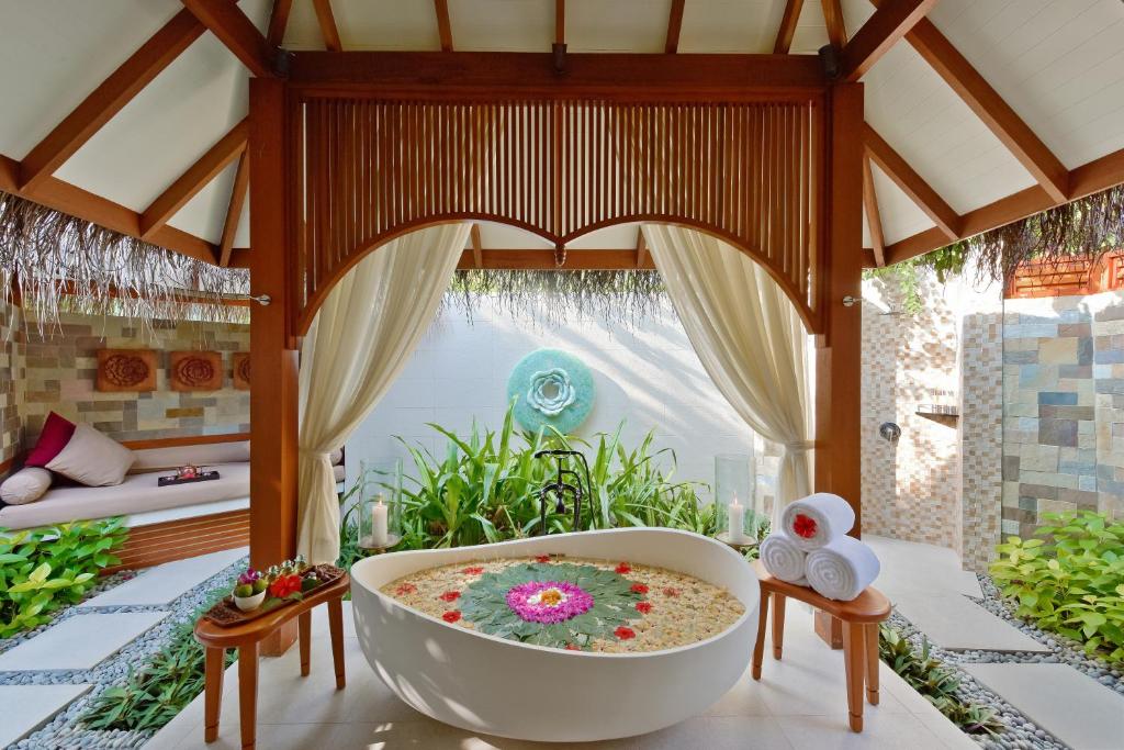 Zahrada ubytování Baros Maldives