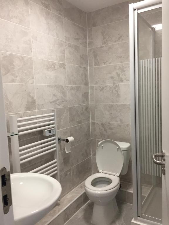 Koupelna v ubytování Rahman Hostel