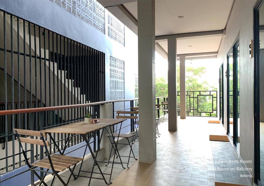 Balkón nebo terasa v ubytování Stay Samed Hostel