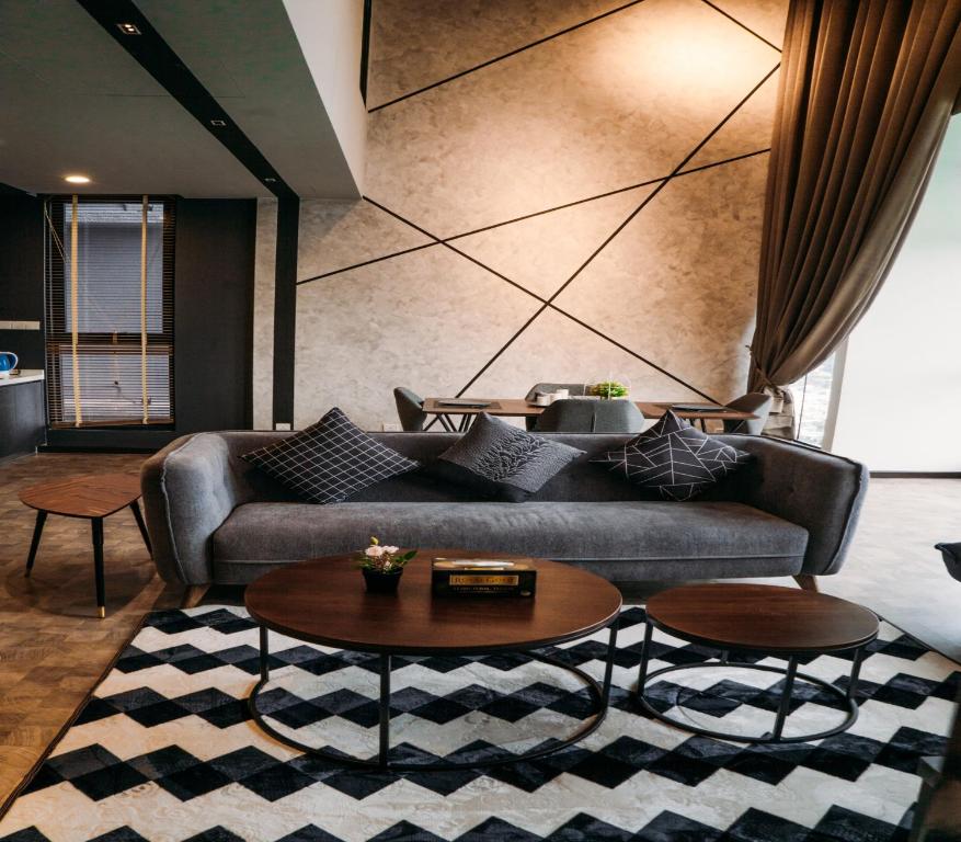Posezení v ubytování Expressionz Suites By iHost Global