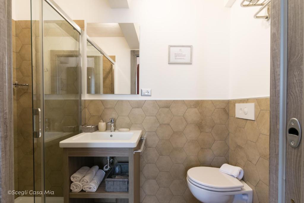 Koupelna v ubytování Ottocento Guest House