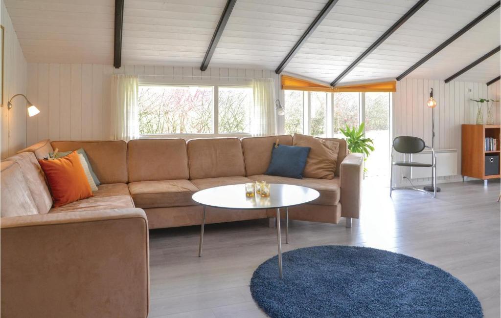 Χώρος καθιστικού στο Holiday Home Møllevangen Ix