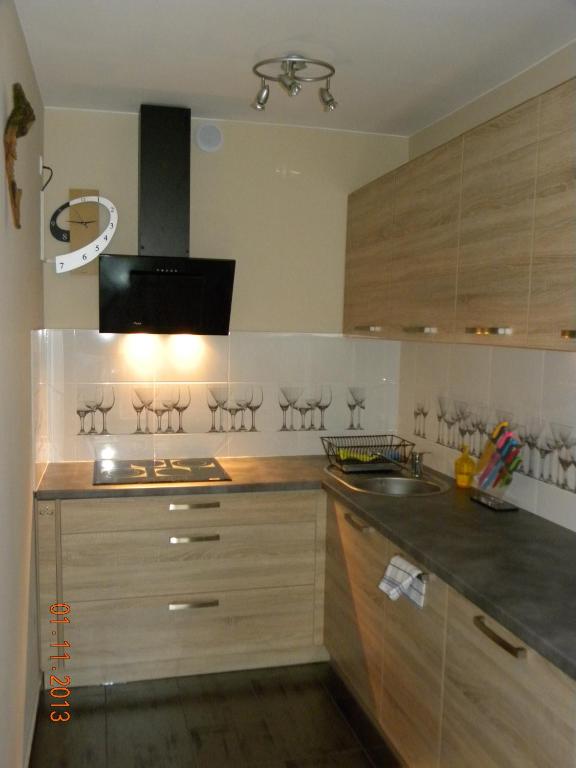 Kuchyňa alebo kuchynka v ubytovaní Apartament U Anny