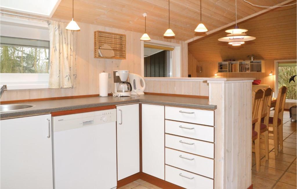 Kuchyň nebo kuchyňský kout v ubytování Holiday Home Blomstervangen Ix