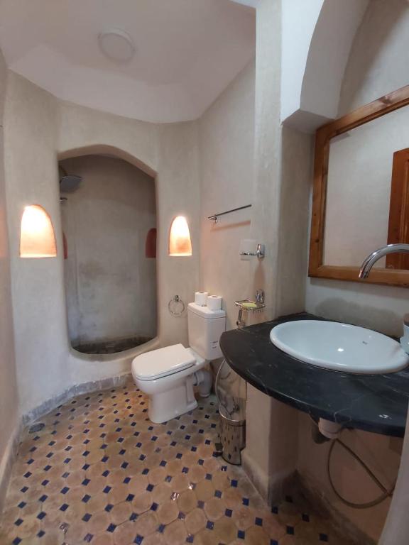 Koupelna v ubytování Riad Atlas Toubkal