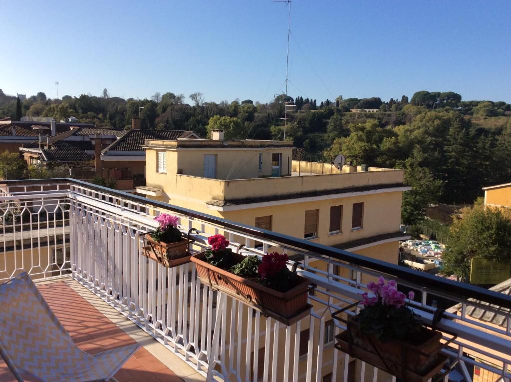 Balkon lub taras w obiekcie Alloggio Turistico Roberta San Pietro