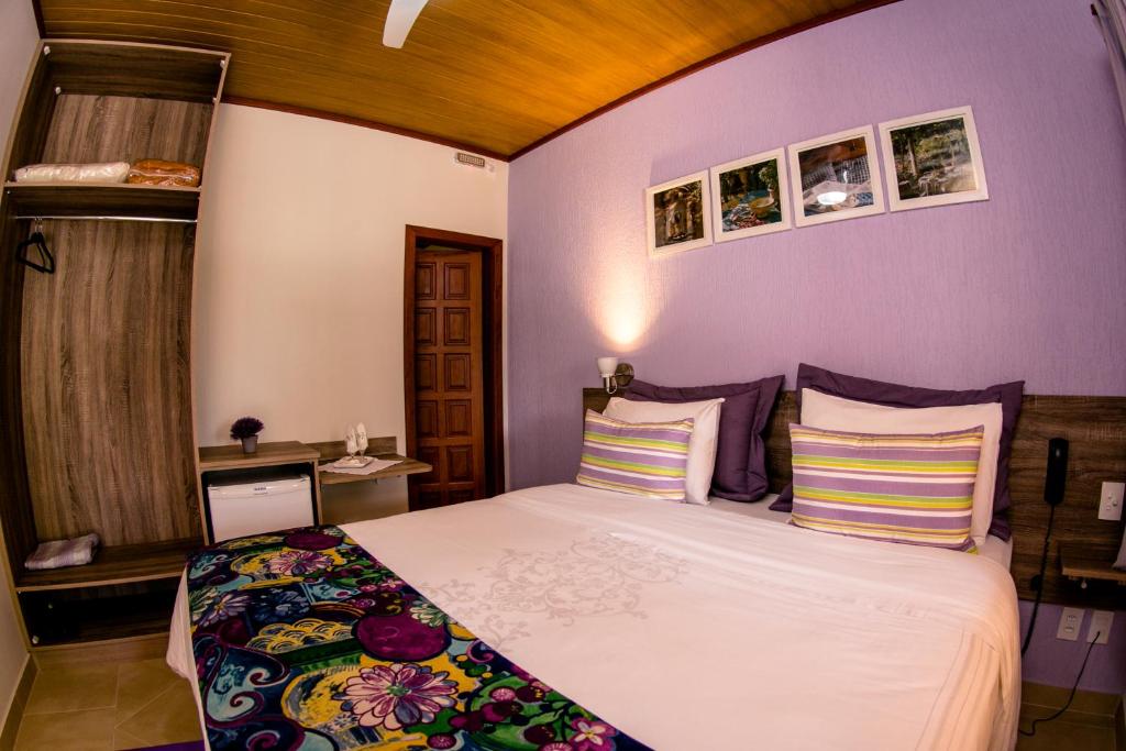 Postel nebo postele na pokoji v ubytování Chez Domaine Pousada Organica