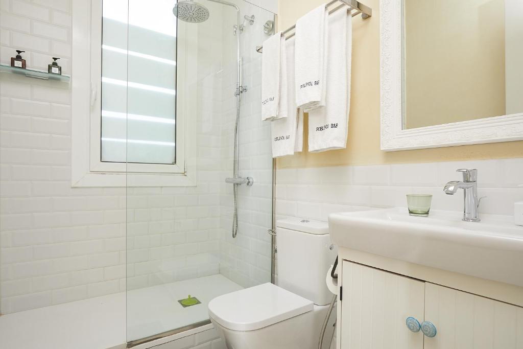 Kúpeľňa v ubytovaní Hostal Poblenou