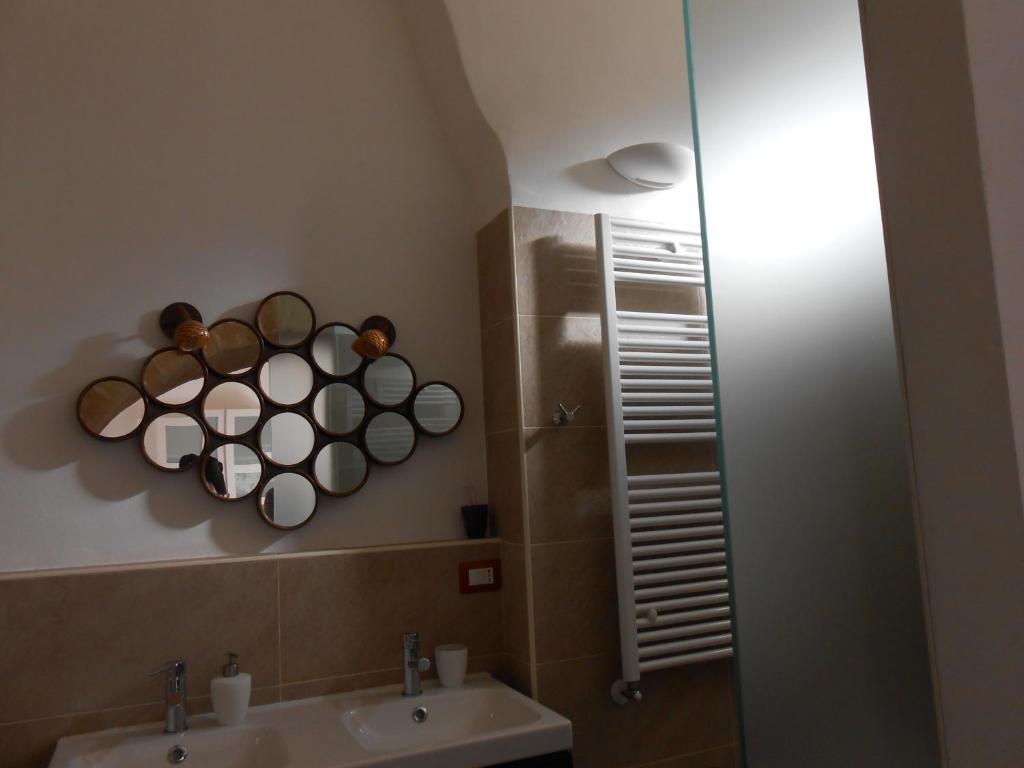 Koupelna v ubytování Matera's B&B