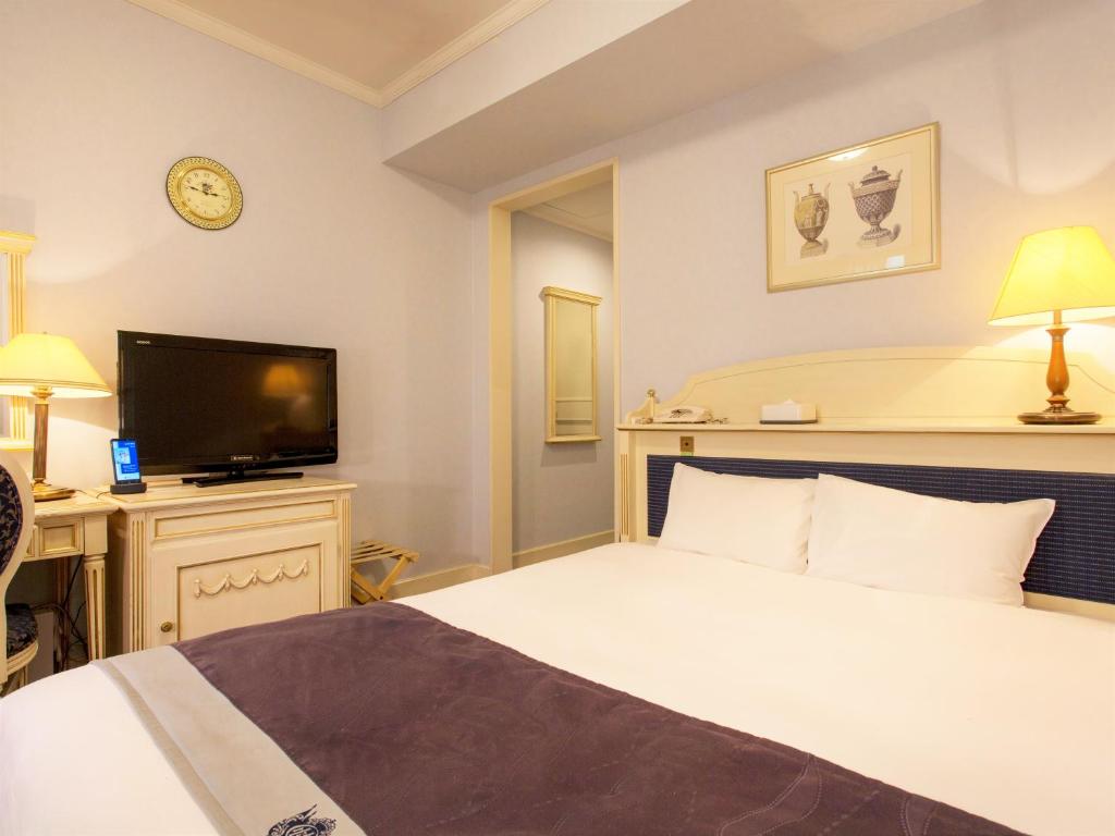 TV a/nebo společenská místnost v ubytování Hotel Monterey Osaka
