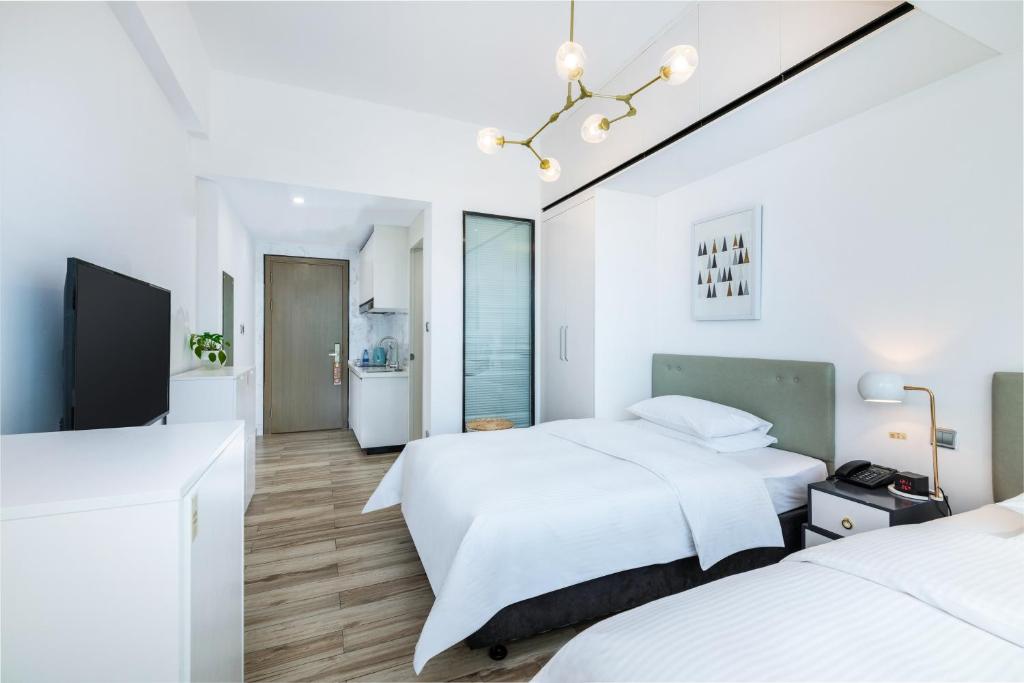 深圳金中环服务公寓-深业上城店 Golden Central Serviced Residence Shenzhen-UpperHills - Salle Jumelle Exécutive